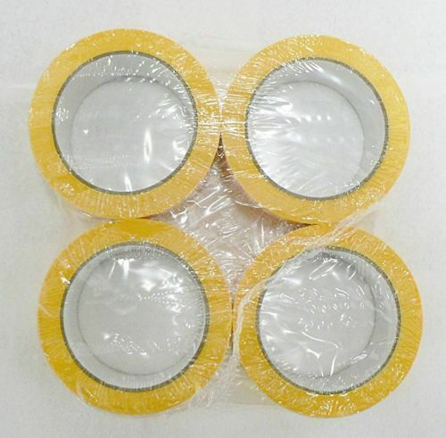 4 Rolls Official eBay Brand Logo Packaging Tape Shipping Packing Box Seal YELLOW