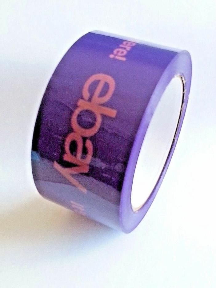 eBay Branded PURPLE Packaging Shipping Tape BOPP 1 Roll 75 Yards 2Mil Thickness