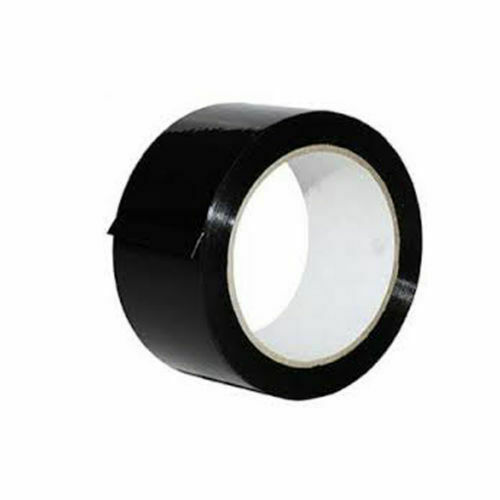 55 yd Black Packing Tape Sellotape 2 in. Width Parcel Sticky Packing Posting