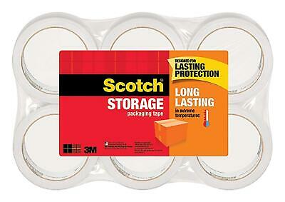 3M Scotch Moving Storage Packing Tape - 6 Rolls Heavy Duty Shipping Packaging