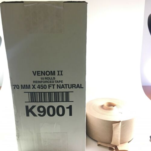 Venom Water Activated Tape 10 Rolls 70 mm x 450 feet
