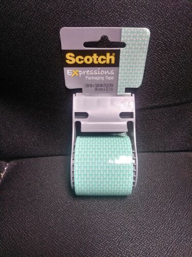 BRAND NEW SCOTCH TAPE EXPRESSIONS PRINTED SHIPPING/PACKAGING TAPE 1.88INx13.8YD