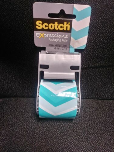 BRAND NEW SCOTCH TAPE EXPRESSIONS PRINTED SHIPPING/PACKAGING TAPE 7.88INX13.8YD