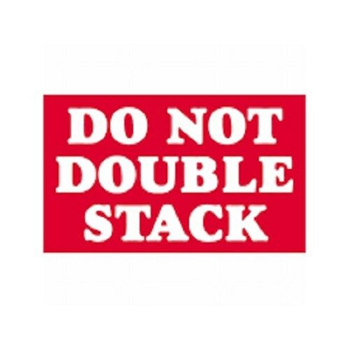 3 Rolls - Box Partners Labels,Do Not Double Stack,3x5,500/RL - BXP SCL613