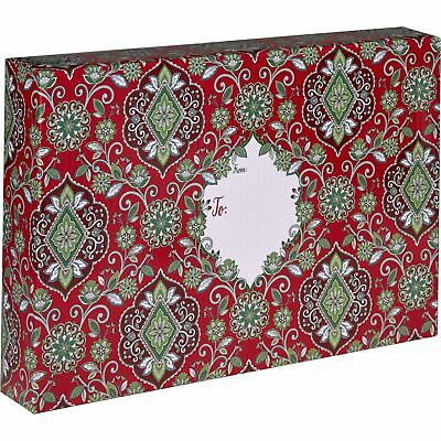 Jillson & Roberts Large Mailing Boxes, Tapestry Red (24 Pcs)