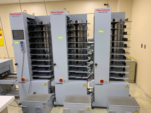 2007 Horizon VAC100 Bookletmaker 3 Tower Stitch Fold and Trimmer