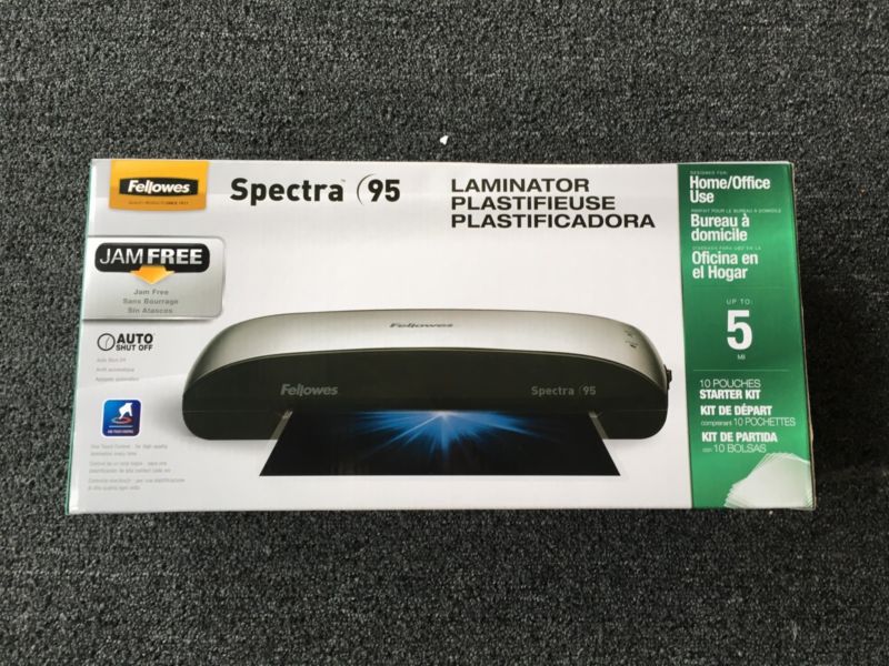 Fellowes Spectra 95 9.5” (241 mm) Width Laminator for Home Office Use