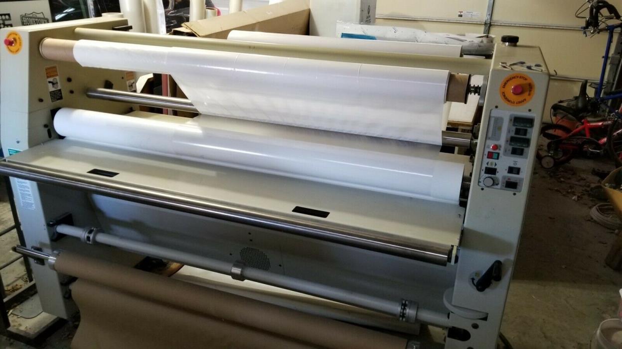 GBC Pro-Tech F-60 wide format hot cold laminator plus laminate rolls