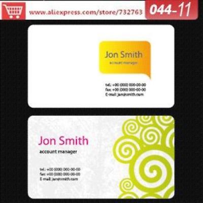 0044-11 business card template  for copper paper card sleeves free business card