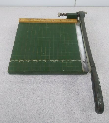 Vintage Premier Brand Paper Cutter Trimmer 9