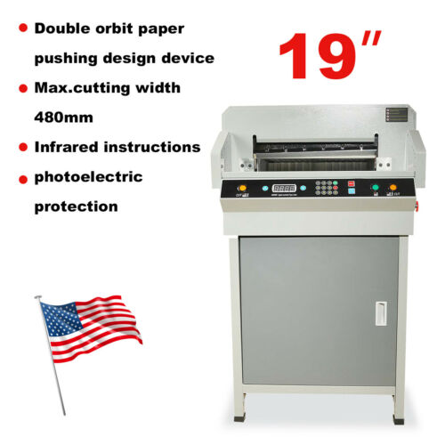 110V Automatic Electric Paper Business Cards Cutter Cutting Machine 19