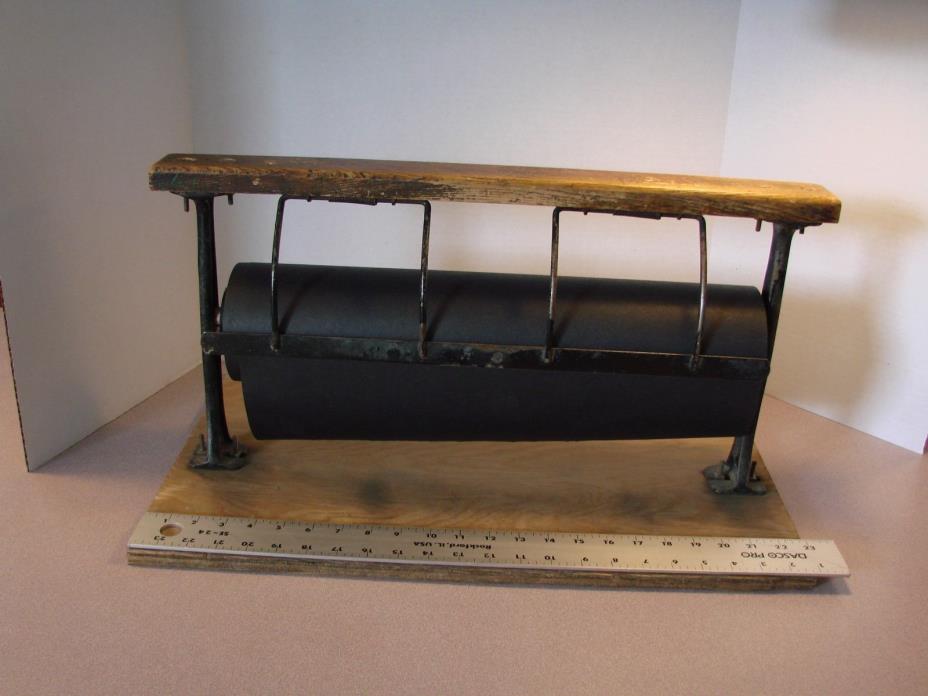 Vtg. hopKing Paper Cutter, Wood and metal