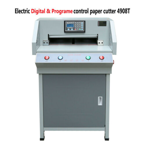 Heavy Duty 490mm Electric Automatic Program Paper Cutter Cutting Machine 4908T