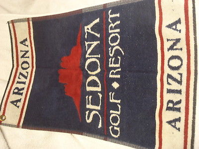 Sedona Arizona Golf Course Towel 100% Cotton Made in Belgium