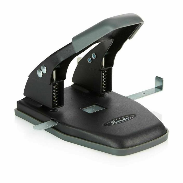 Swingline 2 Hole Punch, Comfort Handle Two Hole Puncher,  28 Sheet Punch Capa...