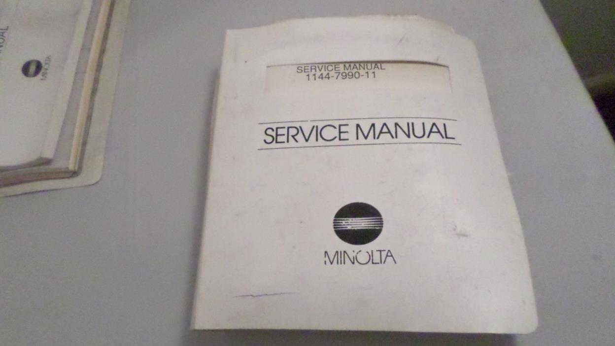 Vintage Minolta CF900 Service Manual 1144-7990-11