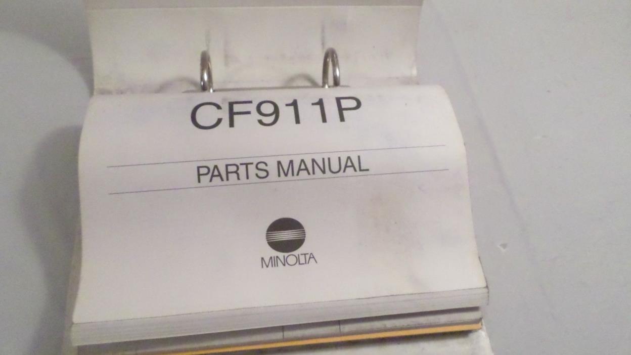Vintage Minolta Parts Service Manual CF911P AFR-12/AF-5