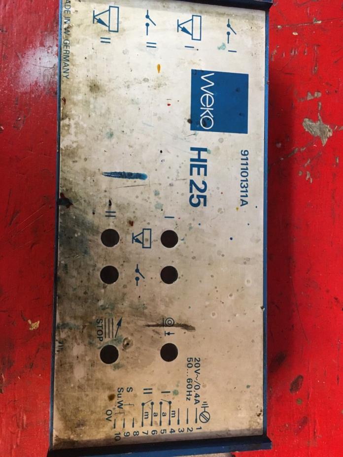 weko 25 impression control box