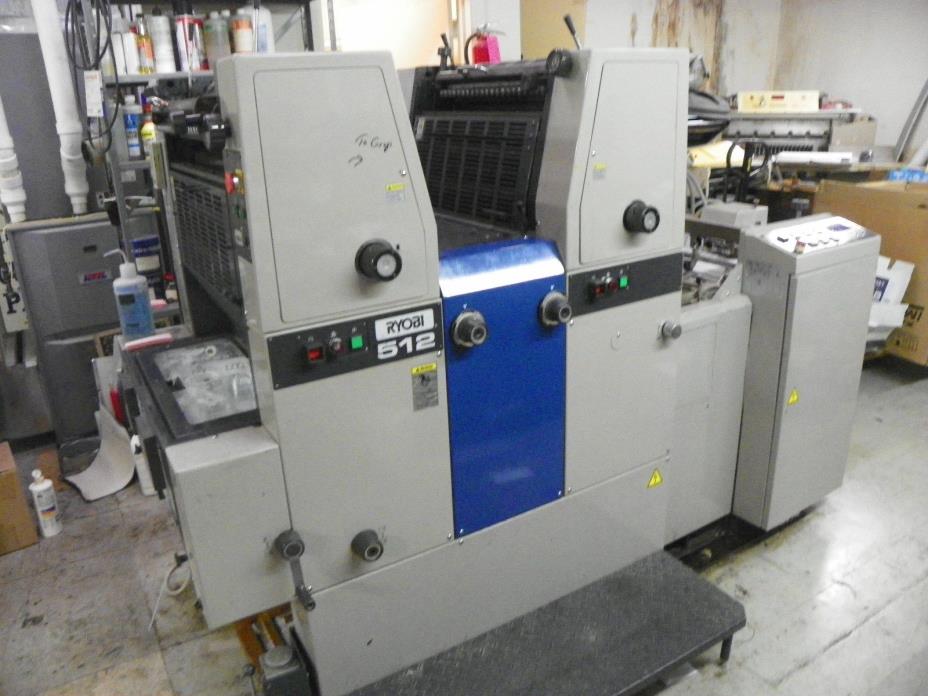 Ryobi 512 2/color  Commercial Offset Printing Press Machine