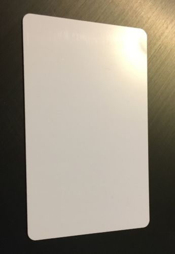 750 CR80 BLANK WHITE PVC PLASTIC ID CARD