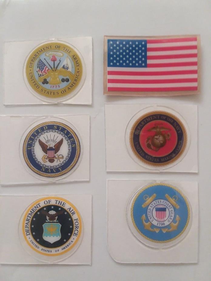 NFL Veterans Military Salute to Service Football Helmet Decals(5 branches)