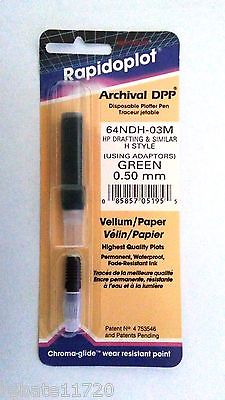 Rapidoplot Archival DPP  64NDH-03M Green 0.50mm HP Drafting H Style