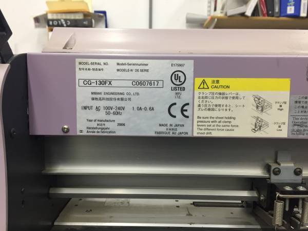 Mimaki wide format solvent printer and plotter