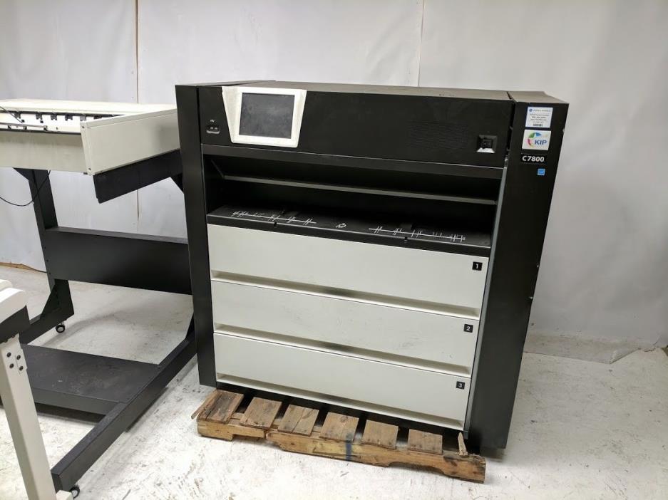 Konica Minolta KIP C7800 Large Format Printer, Collator *Parts or Repair*