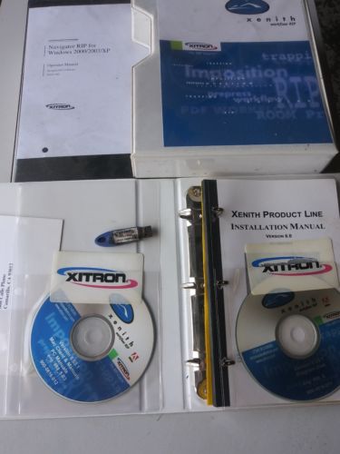XITRON/Xenith Navigator workflow RIP and USB dongle