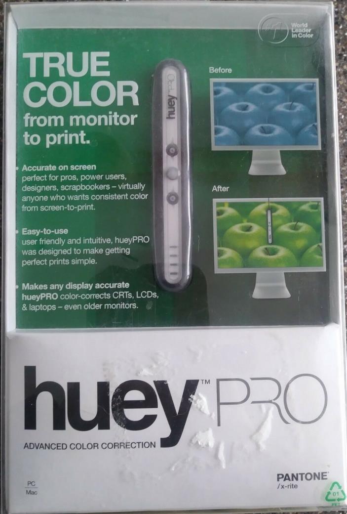 Pantone Huey Pro Advanced Color Correction Monitor Calibrater PC or Mac