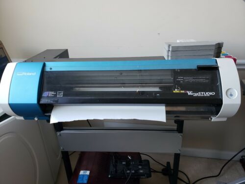 Roland BN-20 Printer Cutter with stand and ink