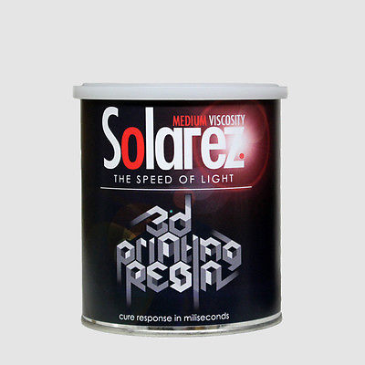 Solarez 3-D Printing Resin Medium Viscosity Quart