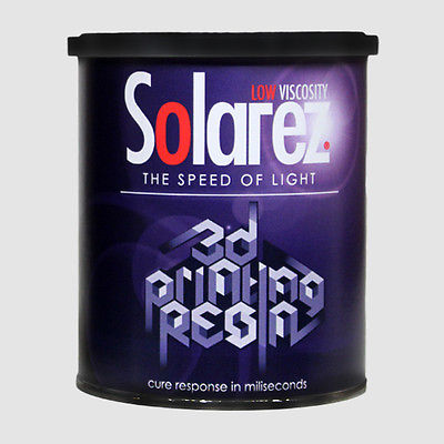 Solarez 3-D Printing Resin Low Viscosity Gallon