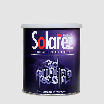 Solarez 3-D Printing Resin Low Viscosity Quart