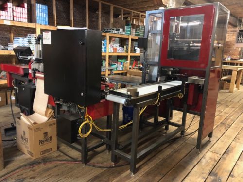 Red Stamp Cigarette Tax Stamping Machine and Case Packer