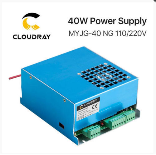 Cloudray 40W CO2 Laser Power Supply MYJG 40WT 110V/220V for Laser Tube Model A
