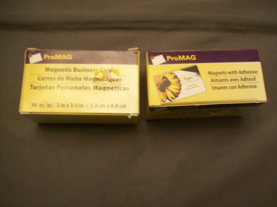 100 Pro Mag Brand Magnetic Business Card Blanks--2 x 3.5