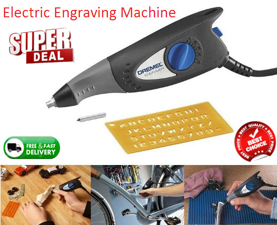 Electric Engraving Machine Metal Plastic Wood Engraver Glass Carve Hand Tool Kit