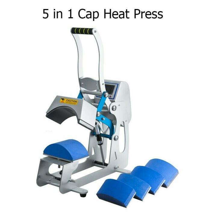 5 in 1 Cap Heat Press with free shipment