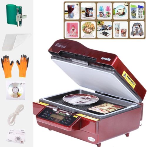 ST-3042 3D Vacuum Sublimation Heat Press Machine for Phone Cases Mugs Printing E