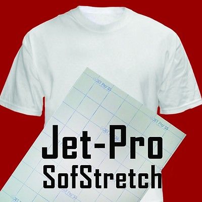 *JET-PRO SofStretch inkjet Heat Transfer Paper 8.5x11 --- 30 SHEETS -
