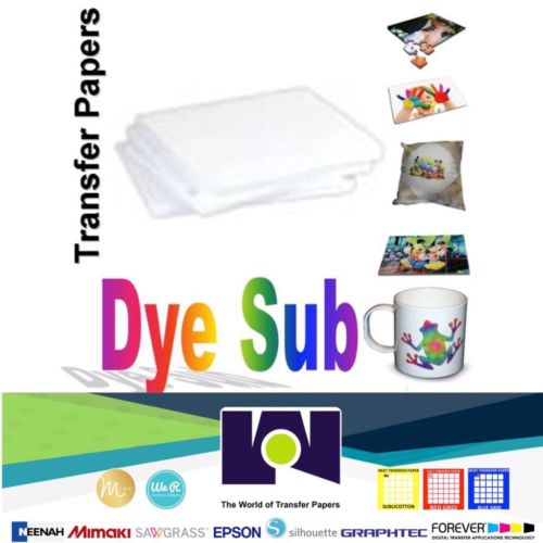 Dye Sublimation Heat Transfer Paper for Sawgrass and Epson 100 sh 8.5