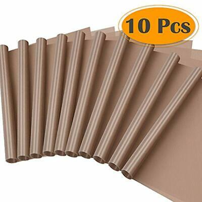 10 Pack PTFE Teflon Sheet For Heat Press 16" X 24" Non Stick Resistant