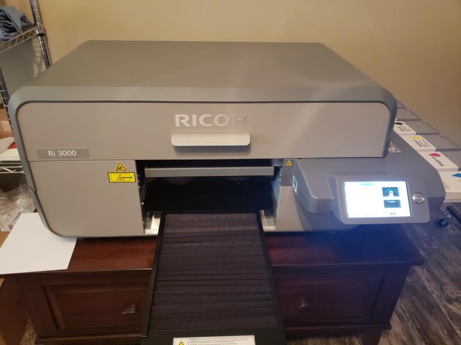 Anajet/Ricoh RI 3000 Direct to Garment Printer for T-shirts, Hats, Shoes & MORE!