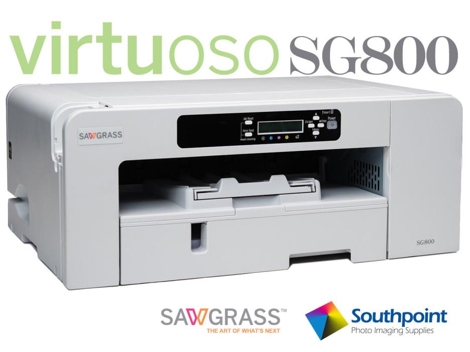 Sawgrass Virtuoso SG800 HD Sublimation Printer with Free TexPrint Transfer Paper