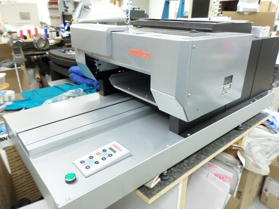 Melco G3 DTG (Direct To Garment) Textile Printer with Heat Press, extra fluids