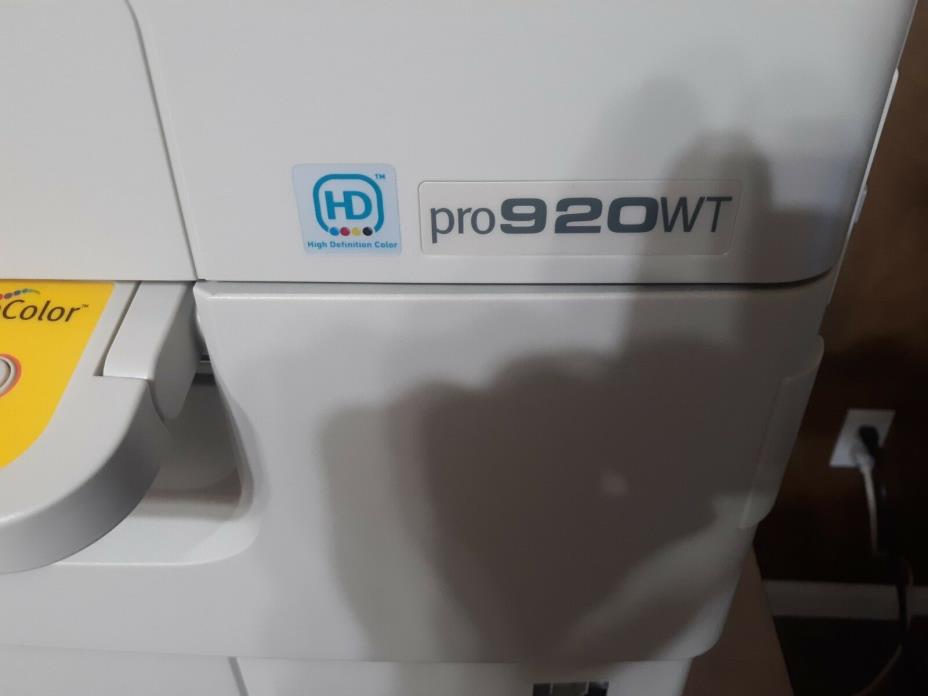 Oki PRO920WT Color laser screen printer Procolor 120V