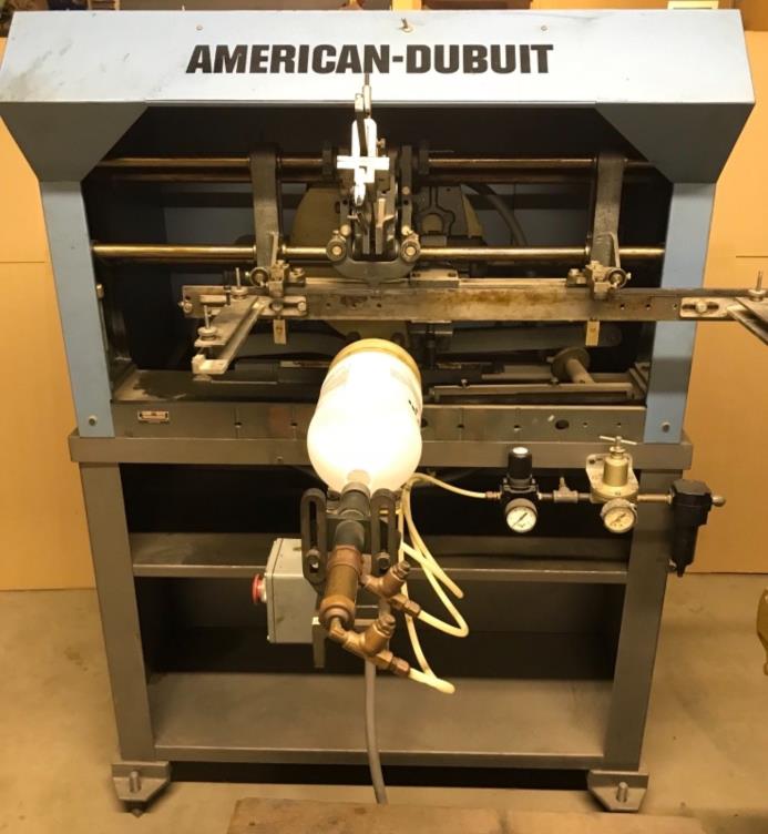 American-Dubuit D-150 Printing Machine for round bottles