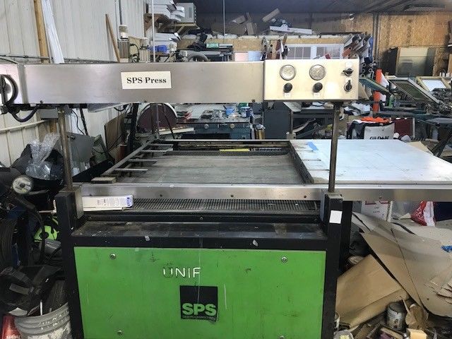 SPS Uniflex 4 post Screen Printing Press flatbed