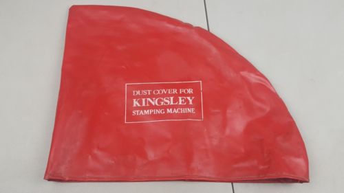 red dust cover for kingsley stamping machine m-50